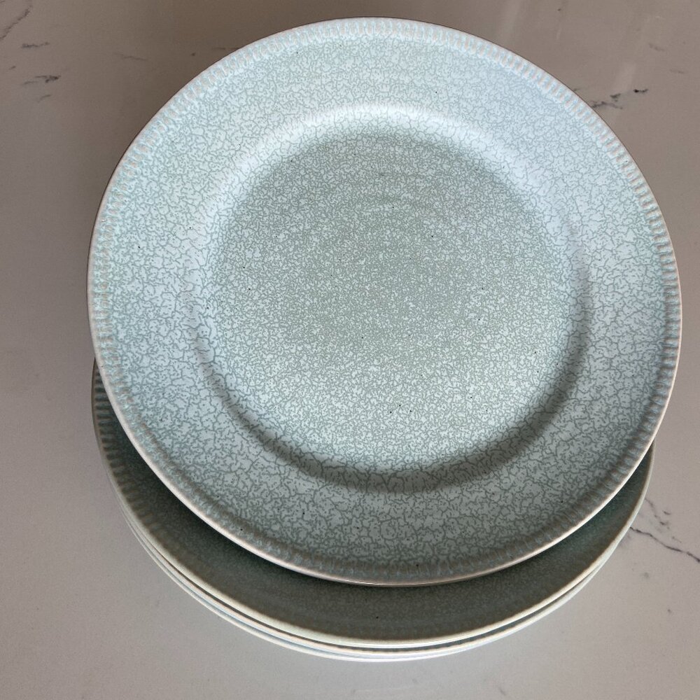 Pier 1 4 x Dinner 10.6" Plates "Easton" Stoneware NWT